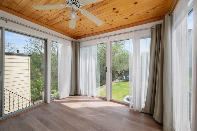 1928 Shamokin, South Side, PA 15203 - unfurnished sunroom with crown molding, wooden ceiling, and wood finished floors