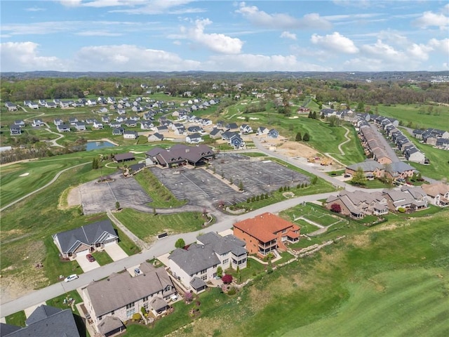 1043 Blackthorne Dr, Penn Twp Wml, PA 15644 - drone / aerial view with a water view, a residential view, and golf course view
