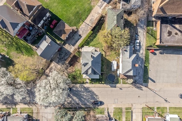 drone / aerial view featuring a residential view