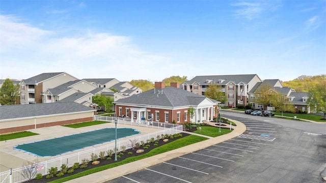 807 Stockton Rdg, Cranberry Twp, PA 16066 - community pool with a residential view and a fenced backyard