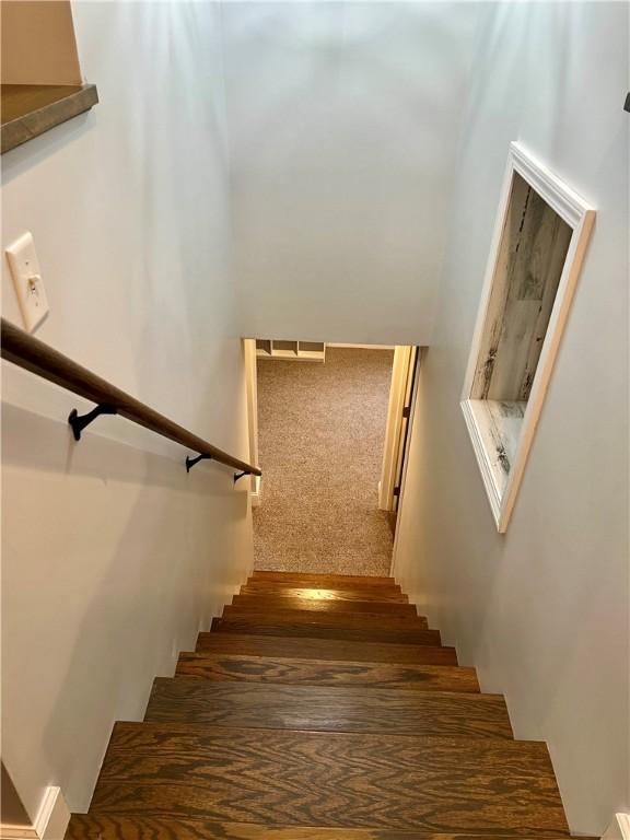 view of stairs