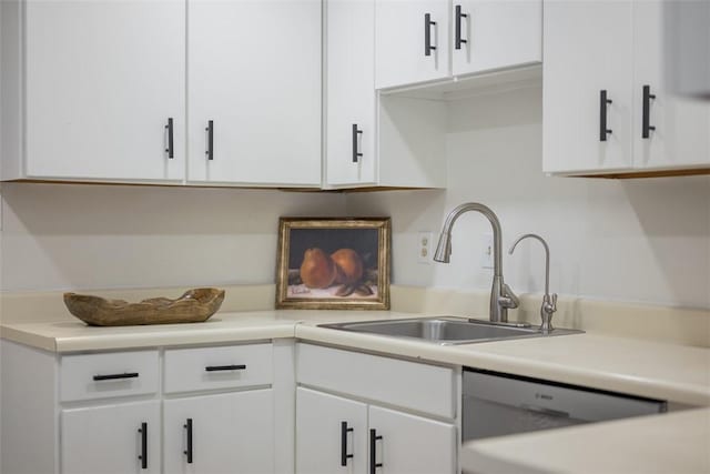 307 S Dithridge Unit 208, Oakland, PA 15213 - kitchen featuring dishwasher, white cabinets, light countertops, and a sink