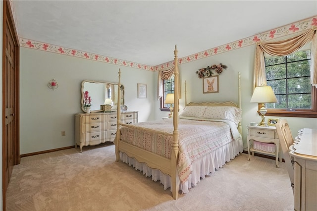 1058 Rimrock Rd, City Of Greensburg, PA 15601 - bedroom featuring baseboards and light carpet
