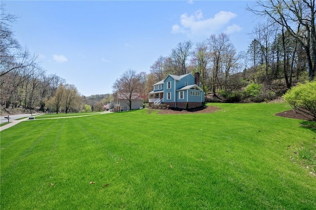 view of yard