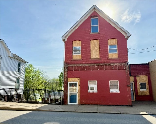 exterior space with fence