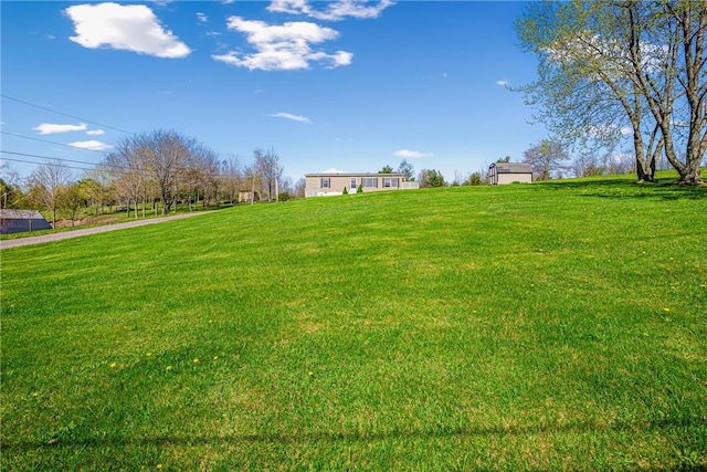 view of yard