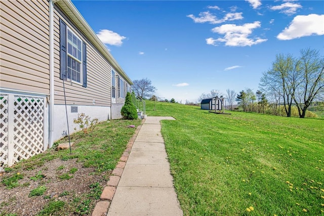 view of yard