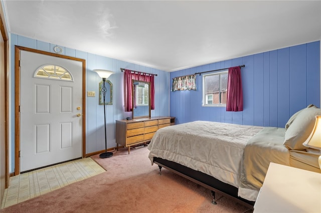 bedroom featuring carpet floors