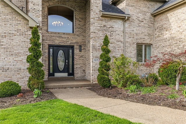127 Bridle Trl, Peters Twp, PA 15367 - property entrance with brick siding