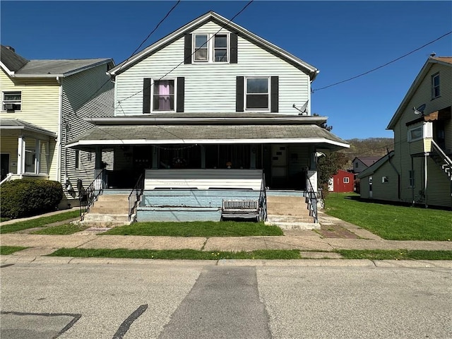 407-409 4th Ave, Ford City Boro, PA 16226 - traditional style home featuring covered porch