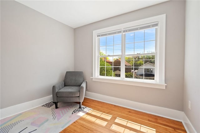 1117 Woodbourne Ave, Brookline, PA 15226 - living area featuring baseboards and wood finished floors