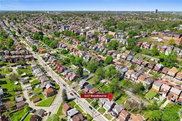 1117 Woodbourne Ave, Brookline, PA 15226 - aerial view featuring a residential view