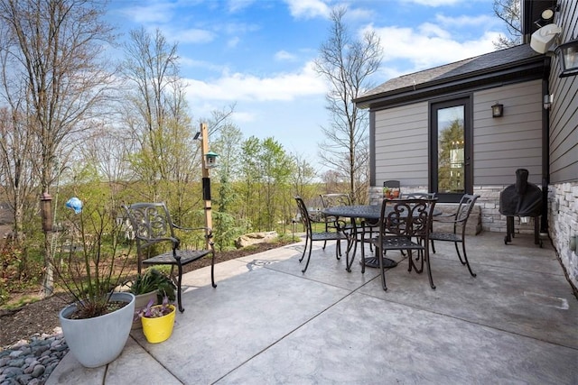 131 Woodford Dr, Adams Twp, PA 16033 - view of patio with area for grilling and outdoor dining area