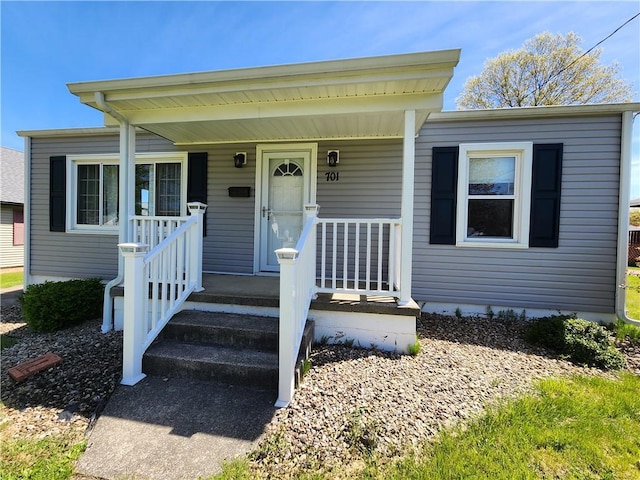 view of bungalow-style home