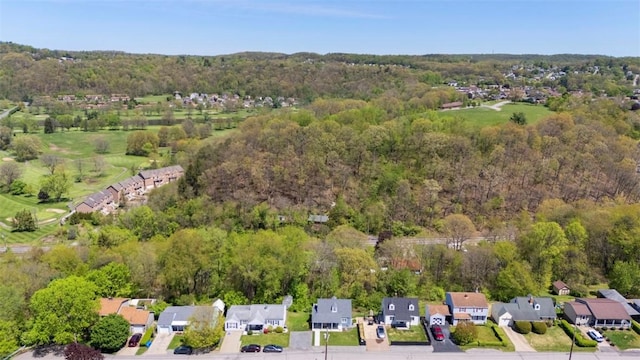 607 Hickory Dr, Hopewell Twp Bea, PA 15001 - birds eye view of property featuring a residential view and a wooded view