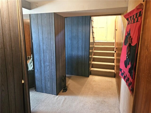 interior space with carpet floors
