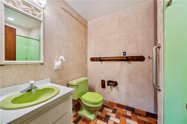 2408 Georgette St, Overbrook, PA 15234 - full bath with vanity, toilet, and a shower