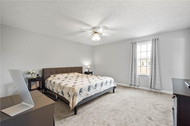1470 Yorktown Dr, Cecil, PA 15055 - carpeted bedroom featuring baseboards and a ceiling fan