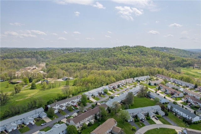 1470 Yorktown Dr, Cecil, PA 15055 - drone / aerial view with view of golf course, a view of trees, and a residential view