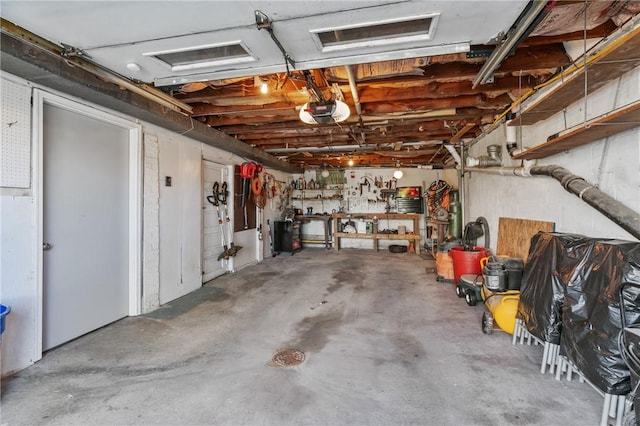 244 S Rebecca St, Saxonburg Boro, PA 16056 - garage featuring a garage door opener