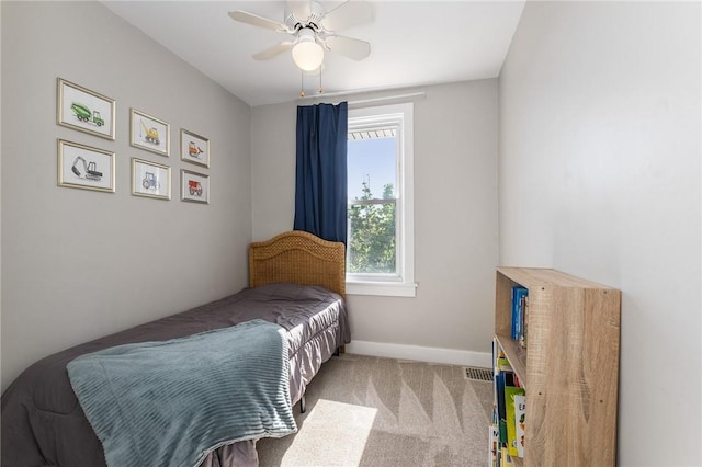 4004 Windsor St, Greenfield, PA 15217 - carpeted bedroom with a ceiling fan and baseboards