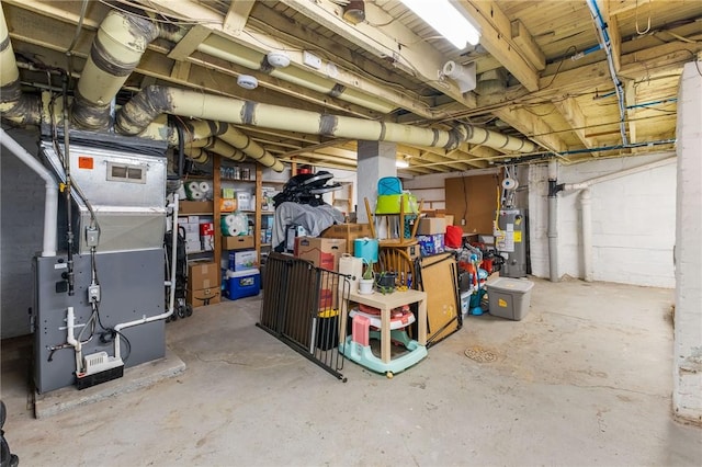 4004 Windsor St, Greenfield, PA 15217 - unfinished below grade area featuring heating unit and water heater