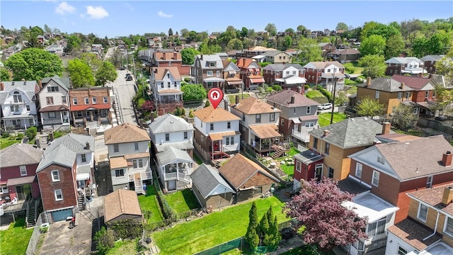 4128 Winterburn, Greenfield, PA 15207 - drone / aerial view featuring a residential view