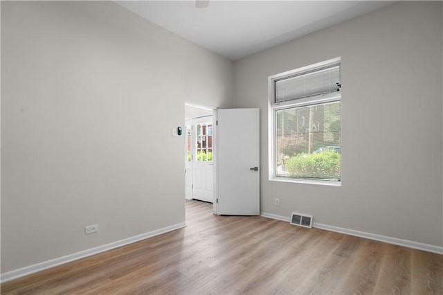 205 Berkley Ave, Forest Hills Boro, PA 15221 - spare room with baseboards, visible vents, and wood finished floors