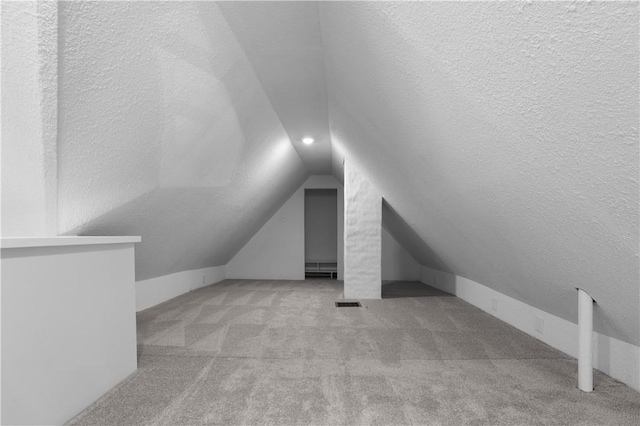 205 Berkley Ave, Forest Hills Boro, PA 15221 - bonus room featuring carpet floors, a textured wall, and vaulted ceiling