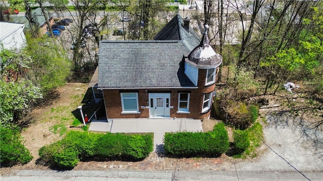 205 Berkley Ave, Forest Hills Boro, PA 15221 - view of front facade featuring brick siding and a chimney