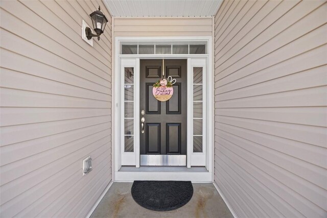 view of entrance to property