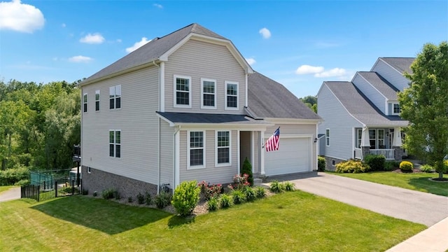 118 General Ct, Lehigh Twp, PA 16063 - traditional-style home with an attached garage and concrete driveway