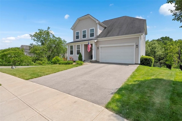 118 General Ct, Lehigh Twp, PA 16063 - traditional-style house featuring a front yard, driveway, and an attached garage