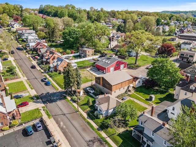 birds eye view of property featuring a residential view