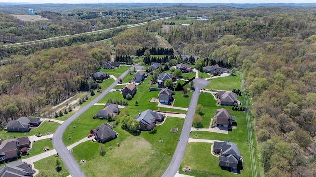 107 Skyview Dr, Buffalo Twp But, PA 16055 - aerial view with a residential view and a wooded view