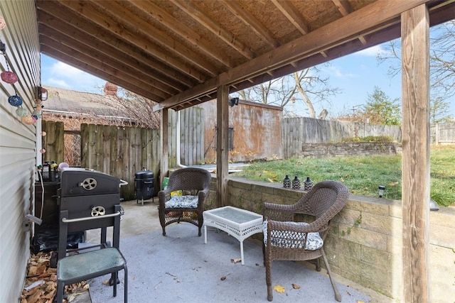 403 Ormsby Ave, Mount Oliver, PA 15210 - view of patio featuring a fenced backyard