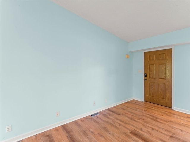 297 Rainey Rd, Somerset Twp, PA 15330 - unfurnished room featuring baseboards, light wood finished floors, and visible vents