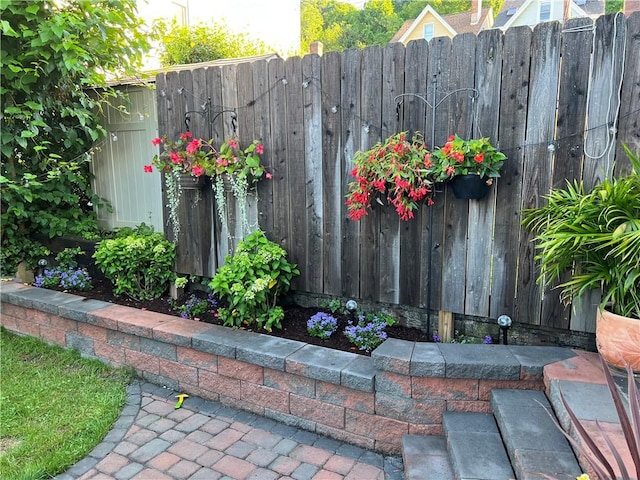 details featuring fence