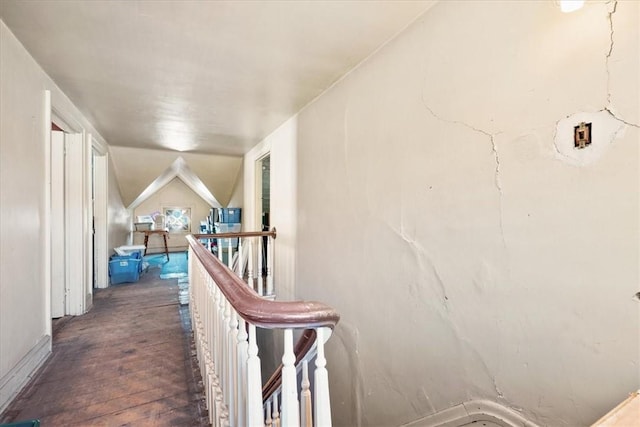 101 Clara St, Millvale, PA 15209 - hallway featuring an upstairs landing and hardwood / wood-style flooring