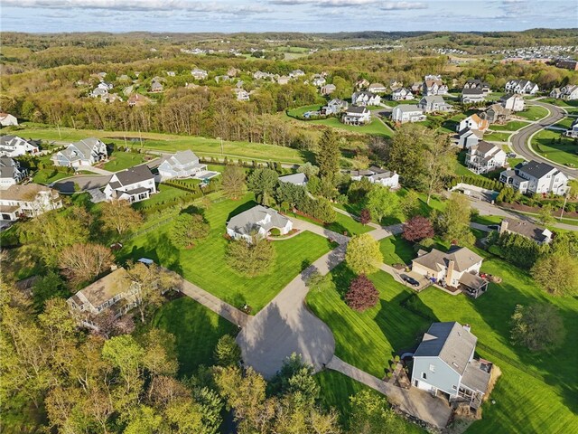 birds eye view of property featuring a residential view