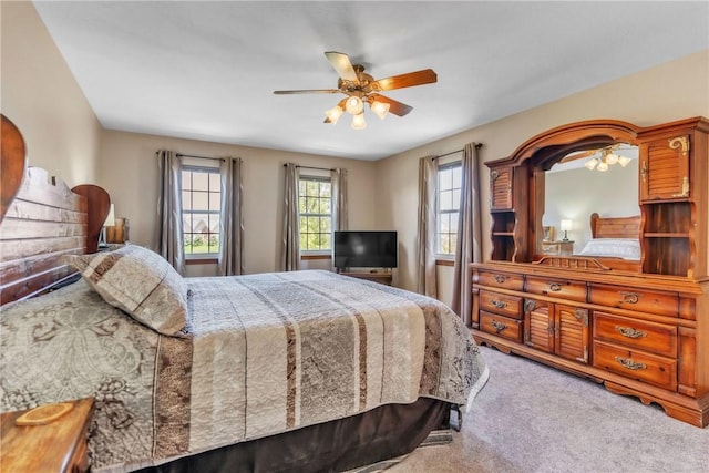 204 Salt Works Rd, Lancaster Twp, PA 16037 - carpeted bedroom featuring ceiling fan