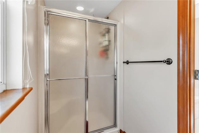 204 Salt Works Rd, Lancaster Twp, PA 16037 - bathroom featuring an enclosed shower