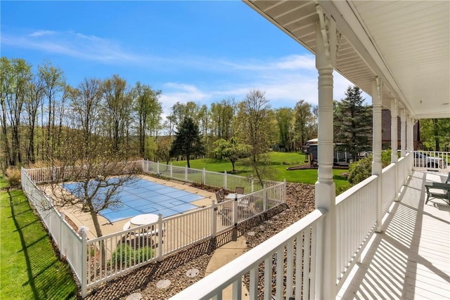 204 Salt Works Rd, Lancaster Twp, PA 16037 - exterior space with a porch and a patio