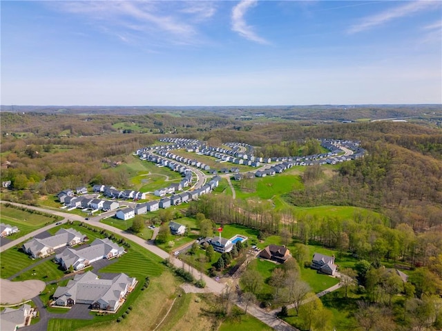 204 Salt Works Rd, Lancaster Twp, PA 16037 - aerial overview of property's location with nearby suburban area