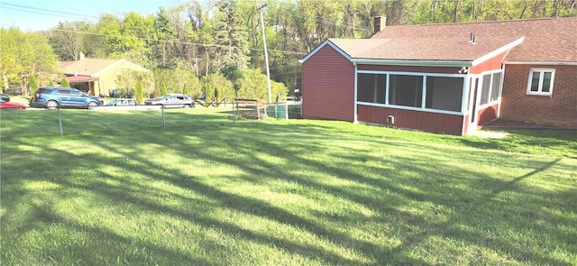419 Streets Run Rd, Whitehall, PA 15236 - view of yard featuring fence and a sunroom