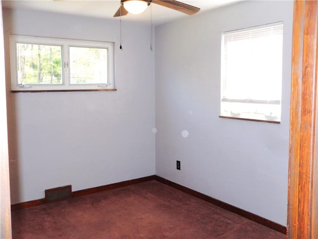 419 Streets Run Rd, Whitehall, PA 15236 - carpeted spare room with a ceiling fan and baseboards
