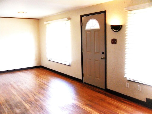419 Streets Run Rd, Whitehall, PA 15236 - entrance foyer featuring baseboards and wood finished floors