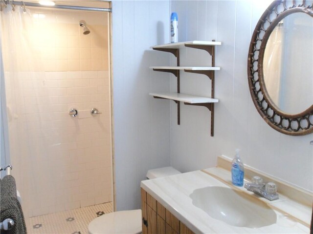 419 Streets Run Rd, Whitehall, PA 15236 - full bath with vanity, toilet, and a shower stall
