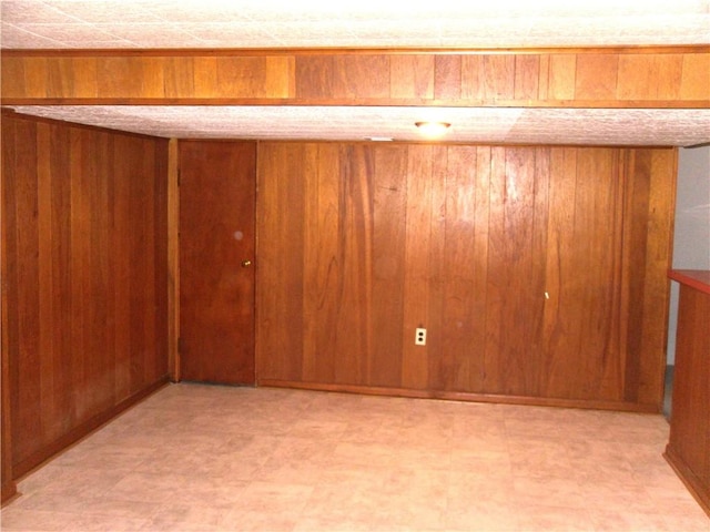 419 Streets Run Rd, Whitehall, PA 15236 - finished below grade area featuring wood walls and light floors