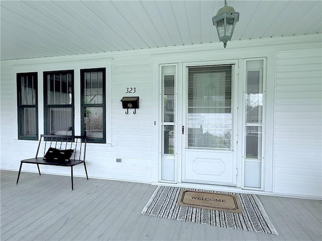 view of property entrance